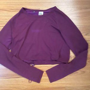Gymshark purple crop top
